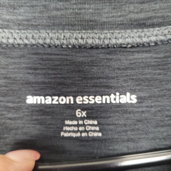 Amazon Essentials Womens Gray Long Sleeve Activewear Full‎ Zip Sweatshirts Sz 6X - Picture 6 of 8